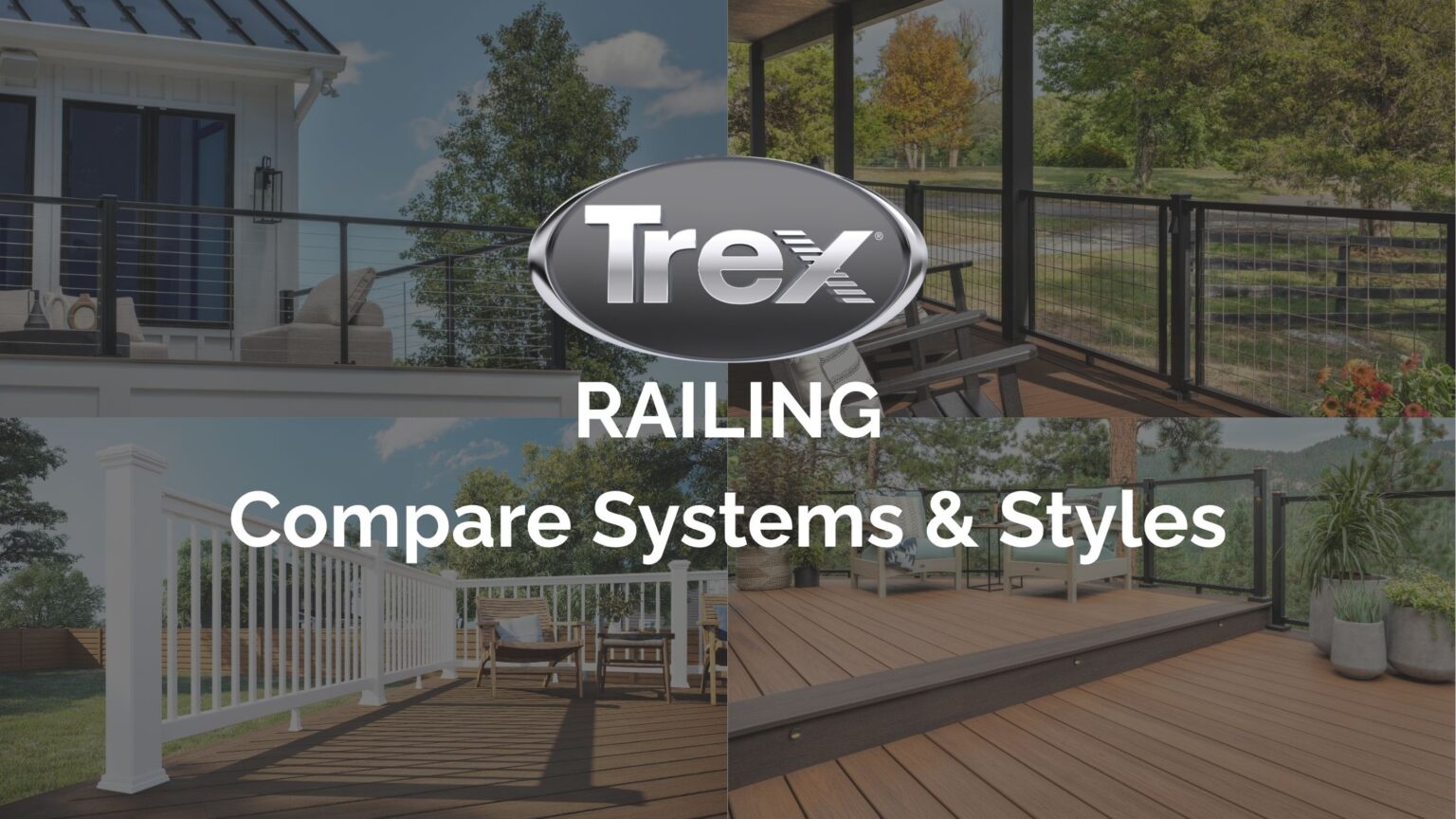 Trex Railing: Compare Systems And Styles