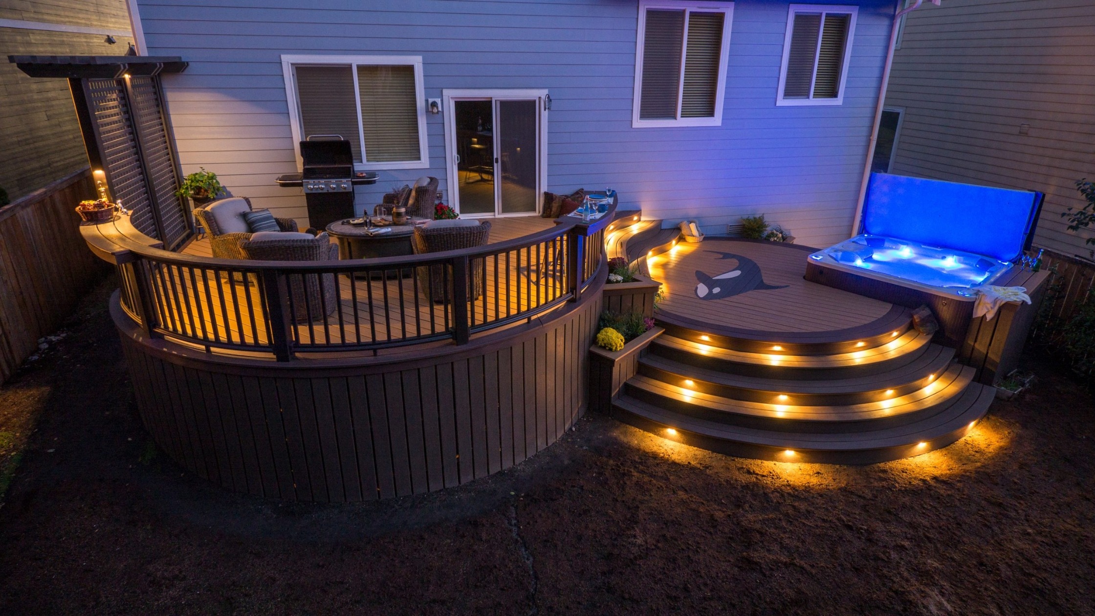 45 Deck Lighting Ideas To Brighten Your Outdoor Space | Premium Decking ...
