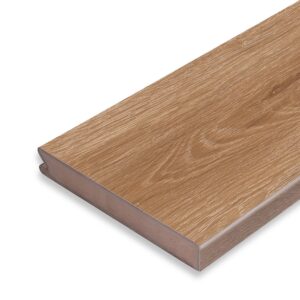 Image of the Eva-Last Pioneer wide starter board in Barrel Oak, highlighting the extra-wide profile with square edges for picture framing and clean outer boarders.