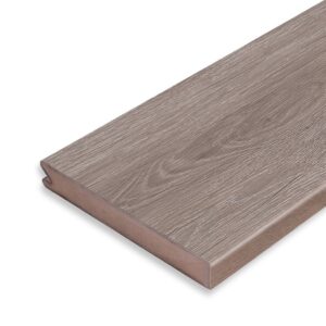 Image of the Eva-Last Pioneer wide starter board in Weathered Ash, highlighting the extra-wide profile with square edges for picture framing and clean outer boarders.