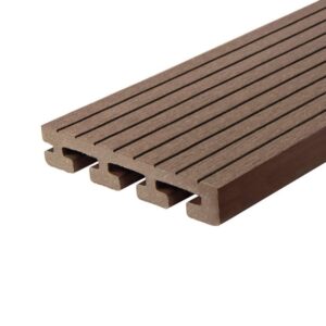 Eva-Last Eva-Tech IS Wyde starter board in Rusteak with one grooved and one solid edge, highlighting its practical edge detail.