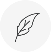 Feather icon representing lightweight mineral-based composite used in Deckorators Porch Flooring