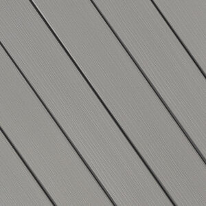 Detailed image of Fiberon Paramount in Mineral, showcasing a cool gray tone with subtle grain lines and a refined matte surface.