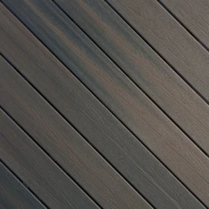 Close-up of Latte from Fiberon Sanctuary, a creamy beige color with warm undertones and subtle, weathered grain.