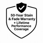 Fiberon Paramount decking comes with a 50-year stain and fade limited warranty and a lifetime performance warranty.