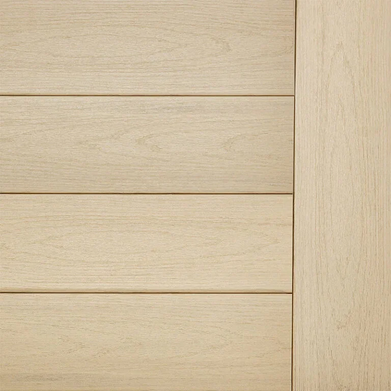 Boardwalk color swatch from the TimberTech Landmark Collection, offering a coastal-inspired blend of sandy grays and soft browns with authentic wood texture.