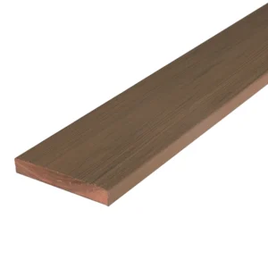 Solid-edge Summit board in Boulder, pictured from the end to highlight the mineral-based core. Designed for perimeter edges, picture framing, and stairs with a finished, secure look.