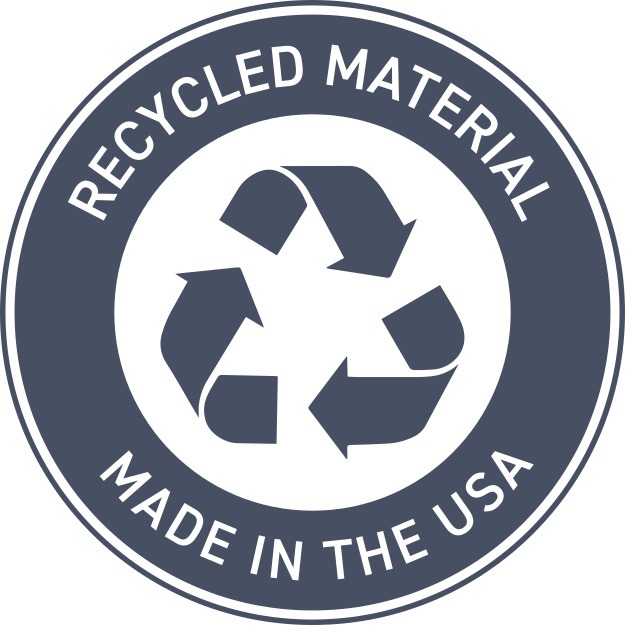 TimberTech Harvest is made in the USA with recycled materials, combining sustainability with American craftsmanship.