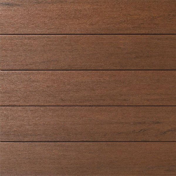 TimberTech Porch in Mahogany offers a bold, reddish-brown tone reminiscent of tropical hardwoods. The color brings warmth and sophistication to porches looking for a dramatic yet timeless design.