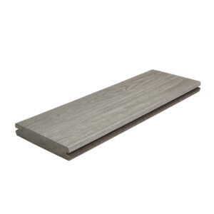Trex Signature Whidbey grooved-edge composite decking board with hidden fastener compatibility and refined wood texture.