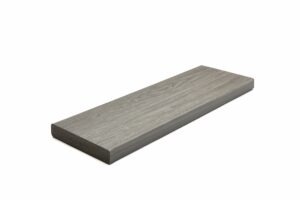 Trex Signature Whidbey square-edge composite decking board designed for face-screwed applications, featuring matte grey finish.