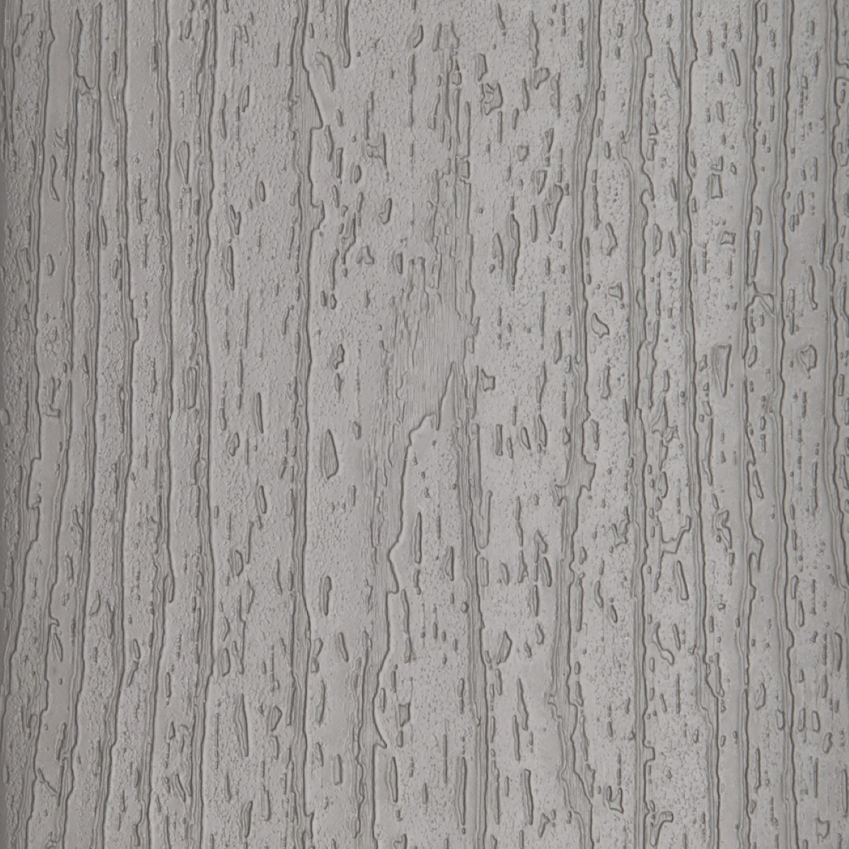 Close-up of the Trex Enhance Pebble Beach decking swatch featuring soft gray tones and a smooth, weathered wood-grain pattern. The subtle color variation reflects the refined, coastal look of the Trex Enhance colors lineup.