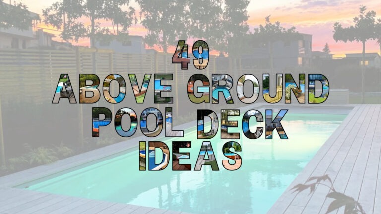 Discover 49 inspiring above ground pool deck ideas that combine function and beauty. See real designs that turn backyards into stunning outdoor retreats.
