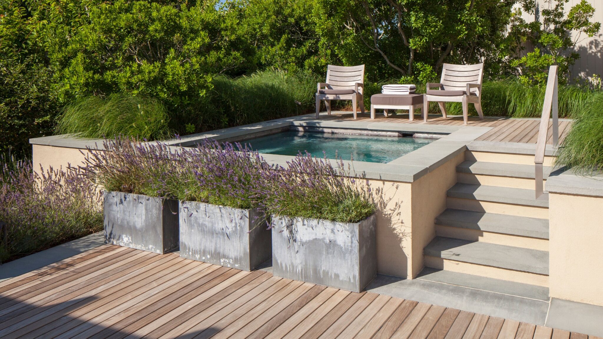 Photo inspiration: Picture Idea: 49 Above Ground Pool Deck Ideas For Outdoor Living