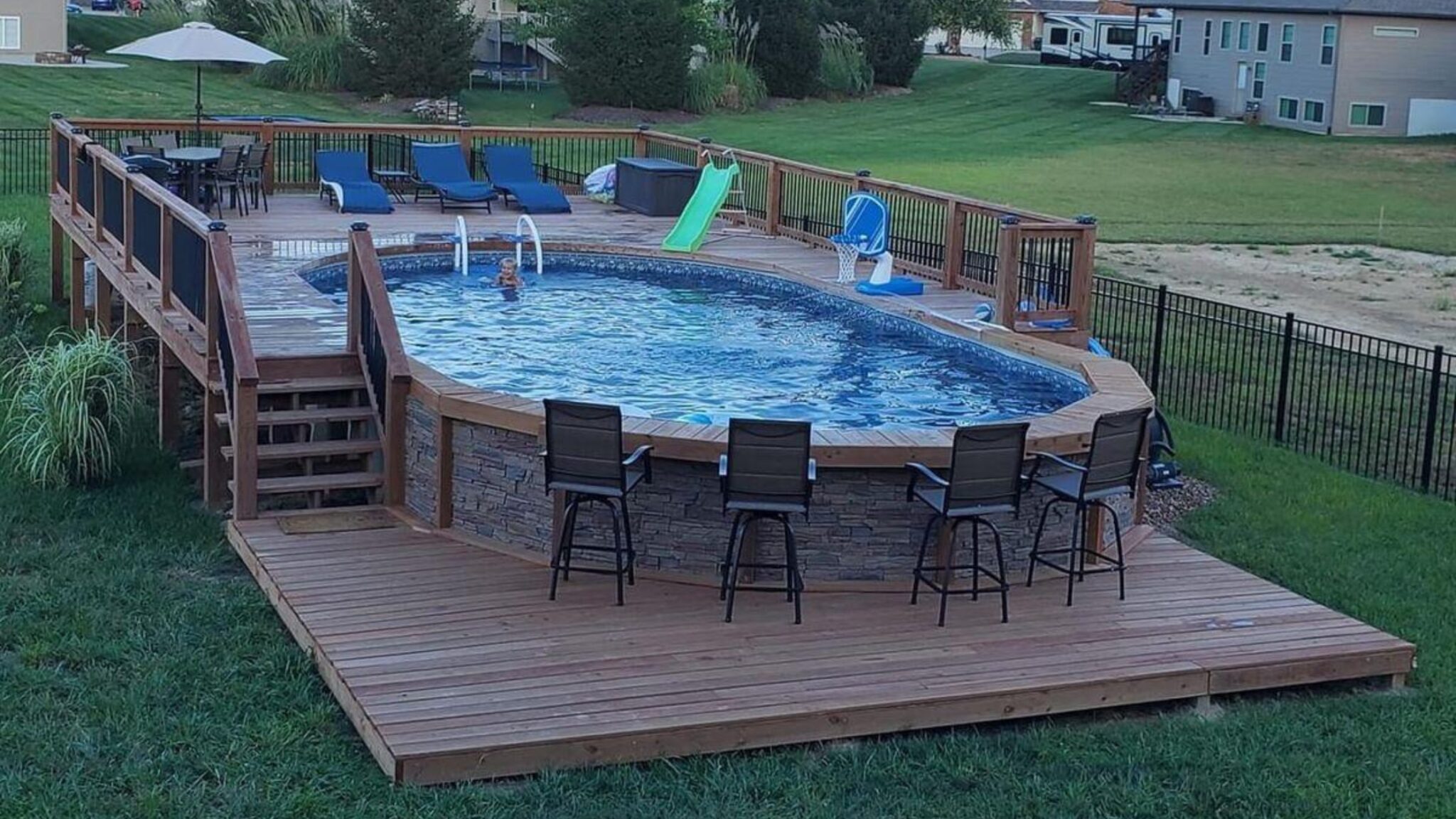 49 Above Ground Pool Deck Ideas For Outdoor Living | Premium Decking Supply