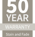 Fiberon Concordia decking comes with a lifetime performance warranty and a 50-year stain and fade warranty, offering long-term protection and lasting beauty for residential projects.