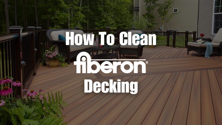 How to clean Fiberon decking guide for removing stains, mold, dirt, and debris from fiberon composite boards using safe cleaners and proper maintenance steps.