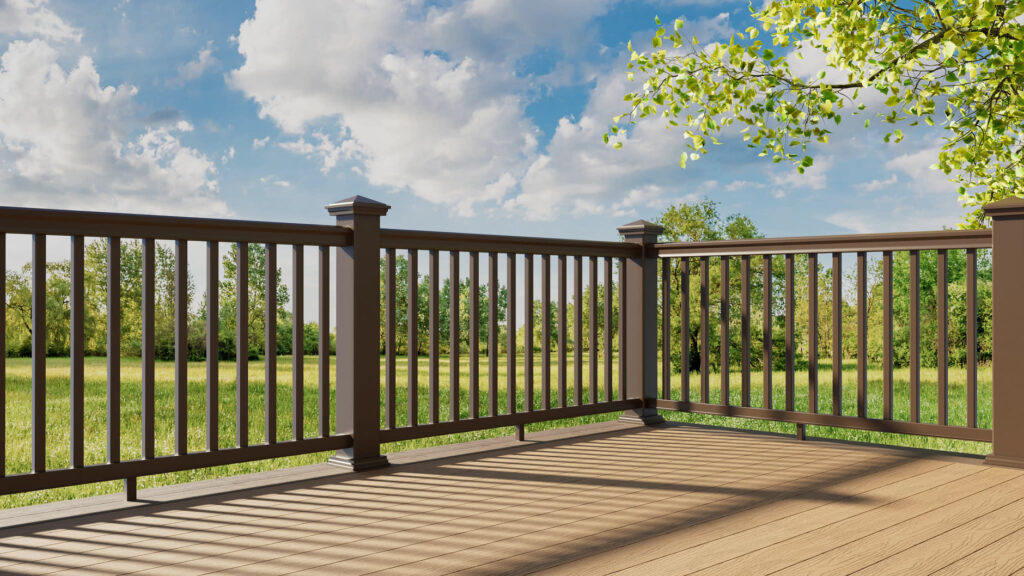 Fiberon railing calculator for composite and aluminum railing material cost estimates.
