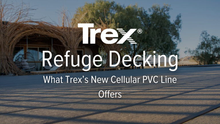 trex refuge decking cellular pvc decking