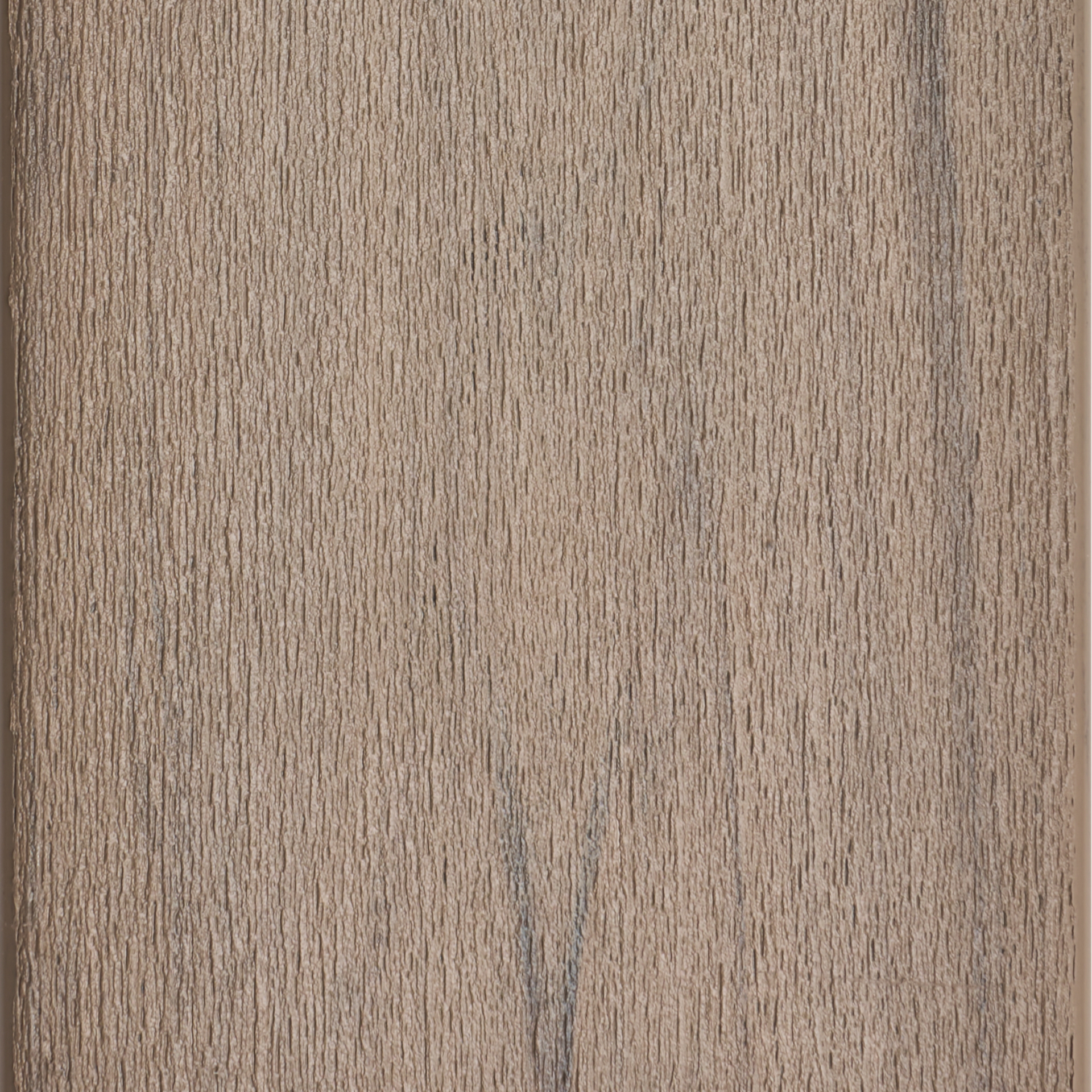 Trex Refuge decking swatch in Martis Valley - light sunlit beige with soft golden undertones and a clean, contemporary grain inspired by sand and sea-worn stone.