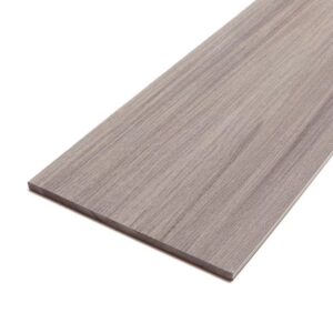 Deckorators Pioneer Fieldstone Grey fascia board featuring a soft grey tone with subtle vertical grain texture for clean deck edge finishing.