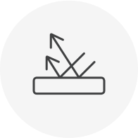 Deckorators Pioneer decking heat and impact resistance icon representing durable protective cap performance