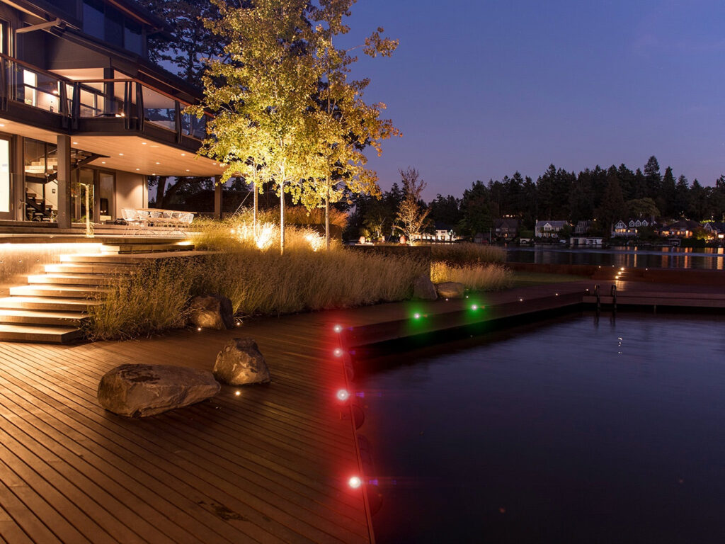 Heavy-duty aircraft-grade aluminum LED deck post caps designed for high-traffic commercial and residential durability in Chicago.