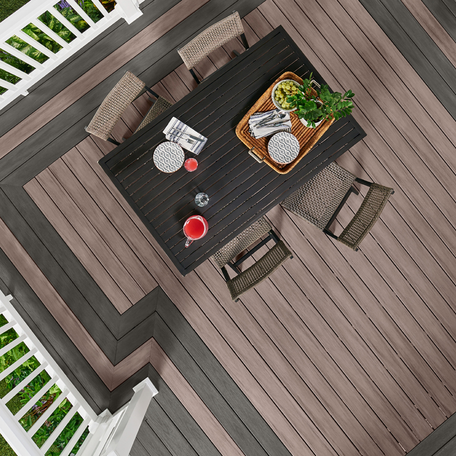 wolf decking with furniture that can create marks which would need to be cleaned occasionally
