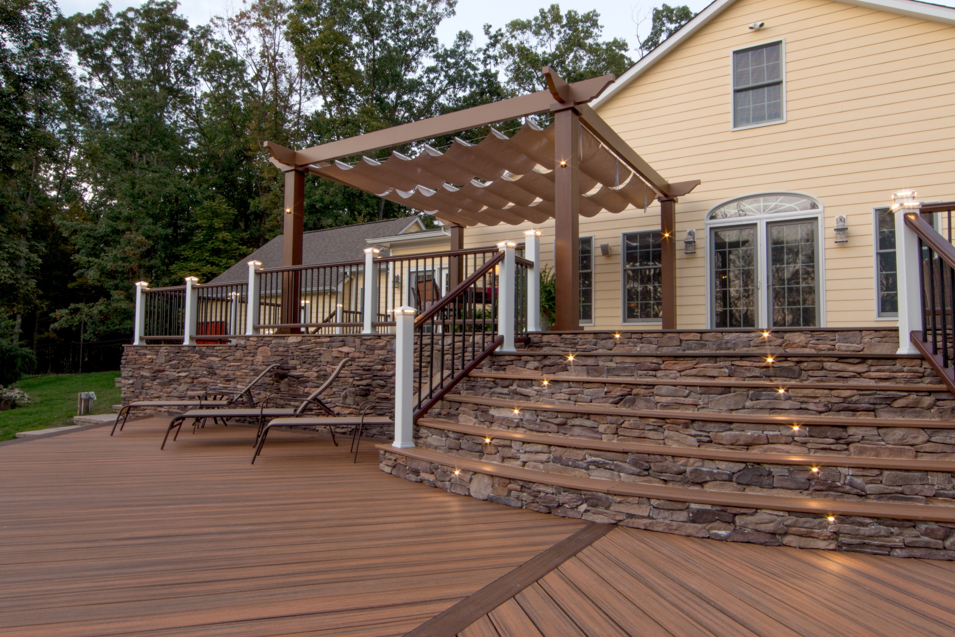 trex composite vs wood decking comparison. how does trex decking compare to wood decking