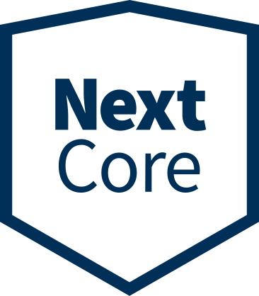 MoistureShield Stratos Next Core technology icon highlighting reinforced core construction for stronger, more stable composite enhanced PVC decking.