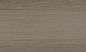 MoistureShield Meridian Citadel composite deck board swatch with cool gray-brown wood grain
